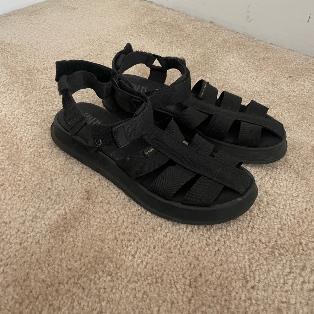 Zara girls cage sandals